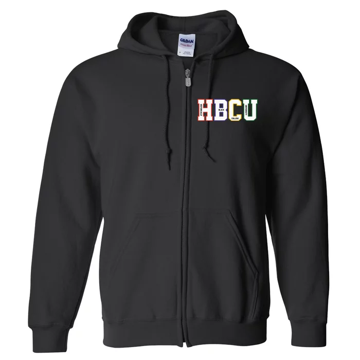 Historically Black College University Student HBCU Made Full Zip Hoodie