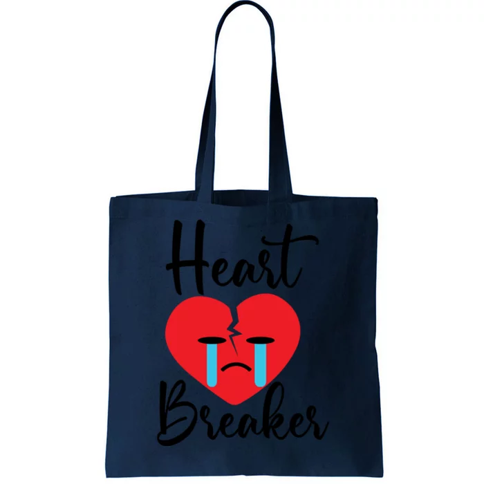 Heart Breaker Crying Heart Valentines Day Tote Bag