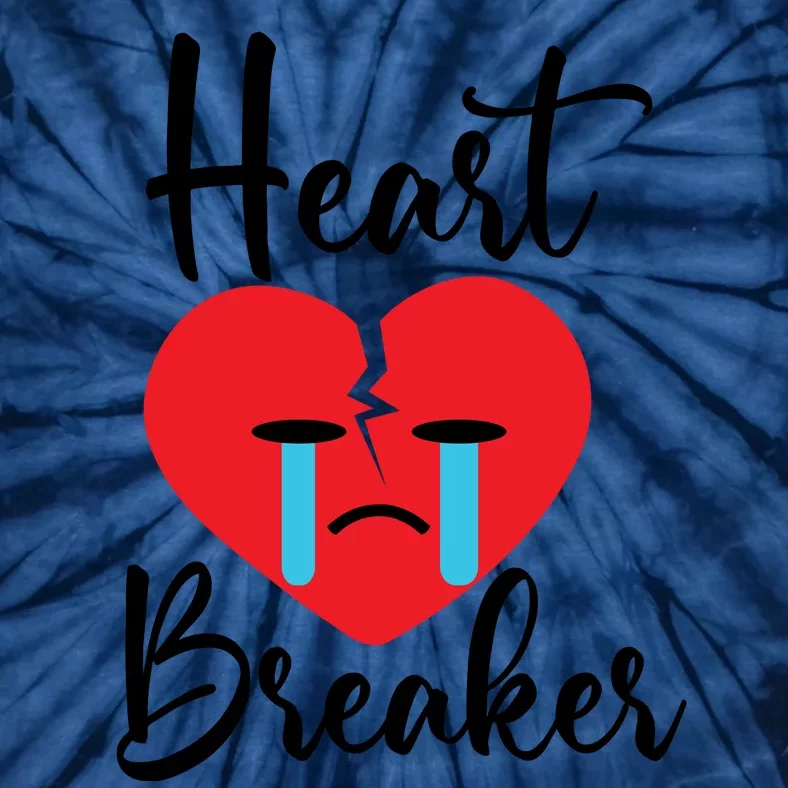 Heart Breaker Crying Heart Valentines Day Tie-Dye T-Shirt