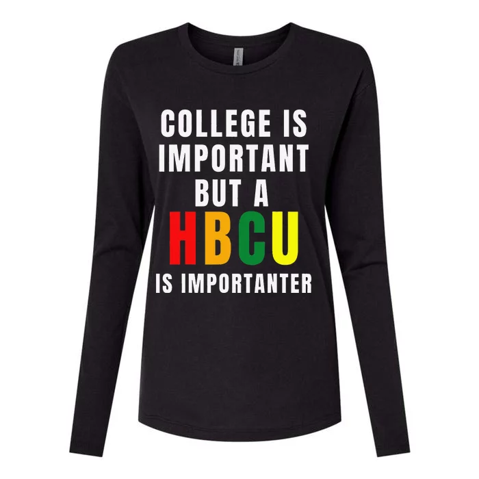 Historically Black College University Student HBCU Novelty Womens Cotton Relaxed Long Sleeve T-Shirt