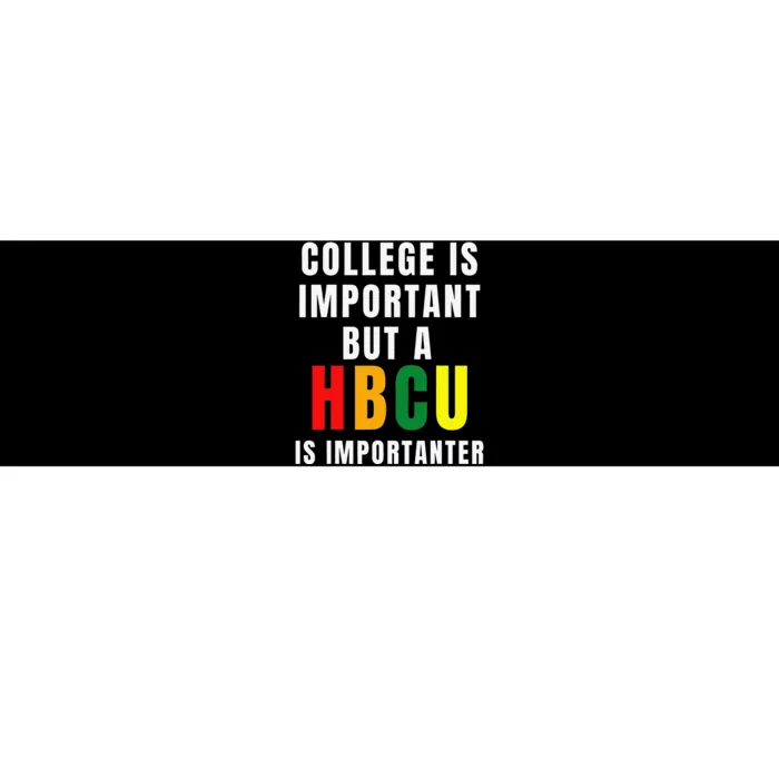 Historically Black College University Student HBCU Novelty Bumper Sticker