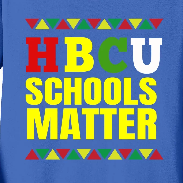 Historically Black College University Student Hbcu Gift Kids Long Sleeve Shirt