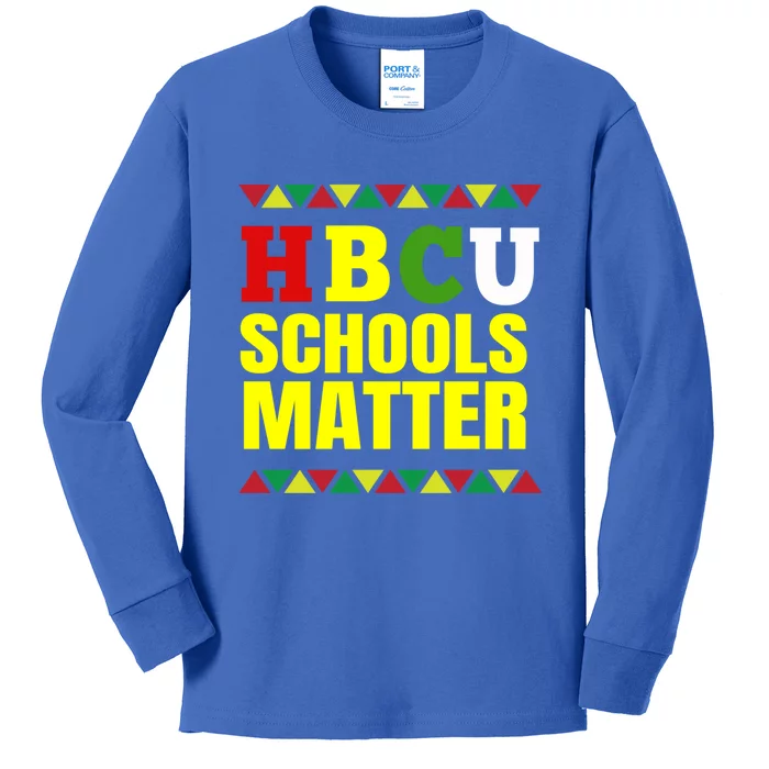 Historically Black College University Student Hbcu Gift Kids Long Sleeve Shirt