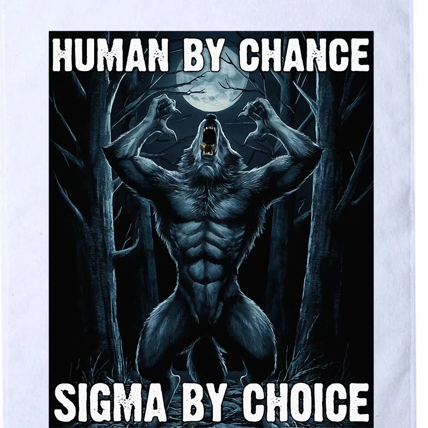 Human By Chance Sigma By Choice Platinum Collection Golf Towel