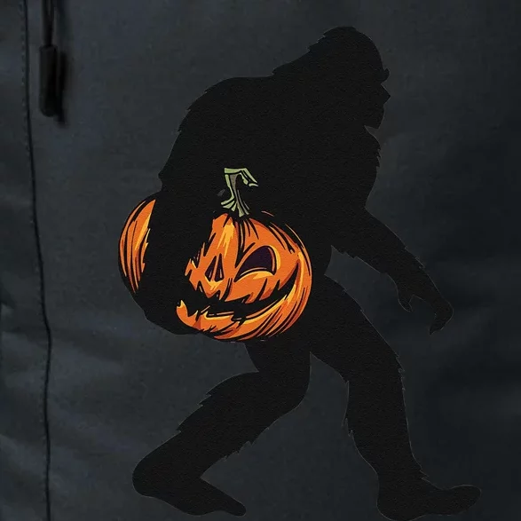 Halloween Bigfoot Carved Pumpkin Sasquatch Daily Commute Backpack