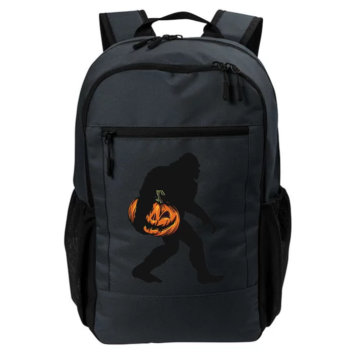 Halloween Bigfoot Carved Pumpkin Sasquatch Daily Commute Backpack