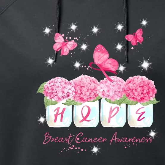 Hope Breast Cancer Awareness Performance Fleece Hoodie