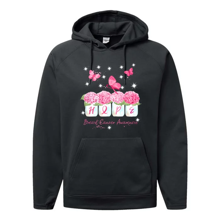 Hope Breast Cancer Awareness Performance Fleece Hoodie