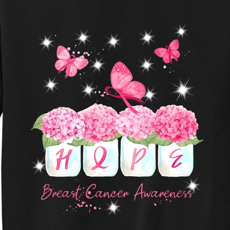 Hope Breast Cancer Awareness Tall Sweatshirt