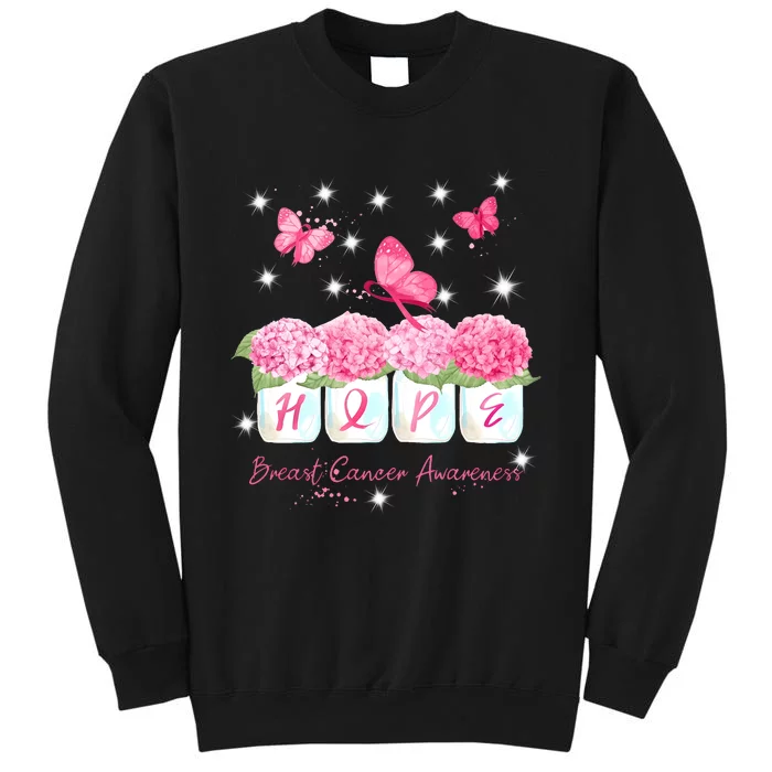 Hope Breast Cancer Awareness Tall Sweatshirt