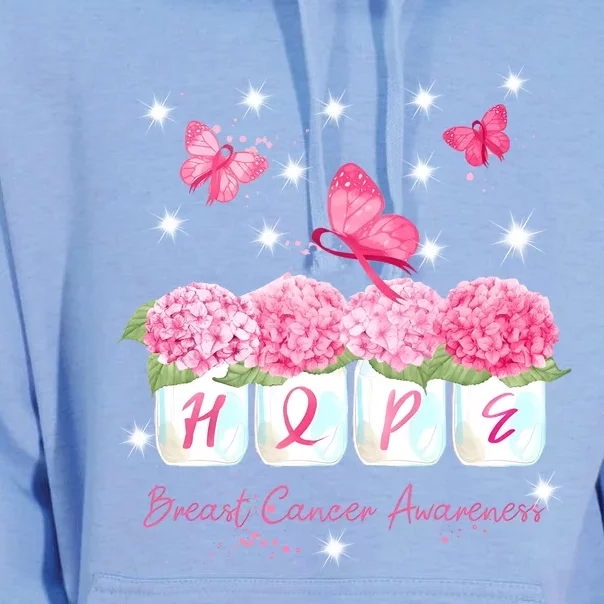 Hope Breast Cancer Awareness Unisex Surf Hoodie