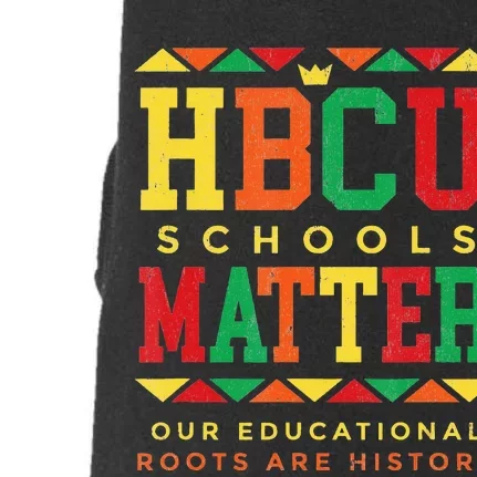 HBCU Black College School Matters African American Student Doggie 3-End Fleece Hoodie