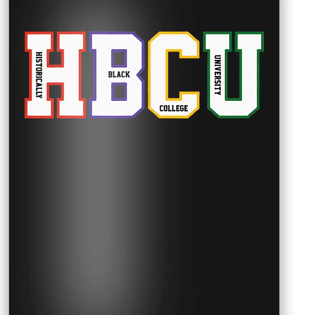 Historically Black College University Student HBCU Made Poster