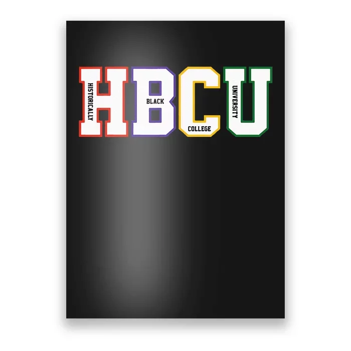 Historically Black College University Student HBCU Made Poster