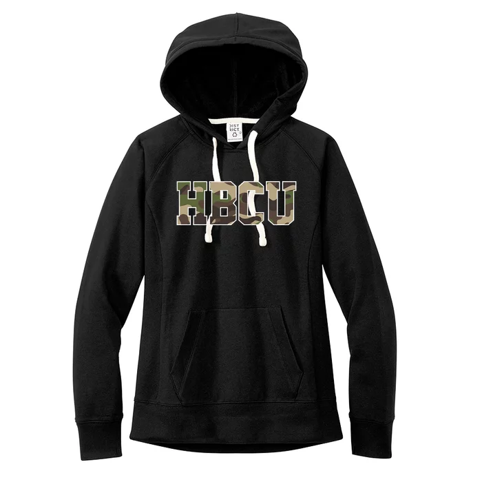 HBCU Black College Traditional Military Camouflage Women's Fleece Hoodie