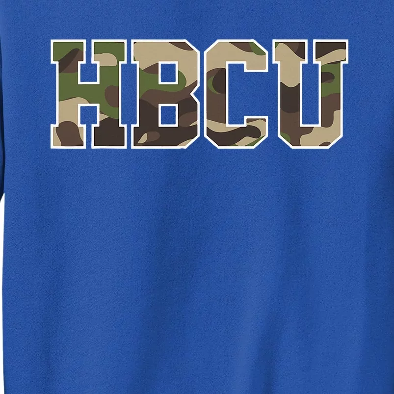 HBCU Black College Traditional Military Camouflage Tall Sweatshirt