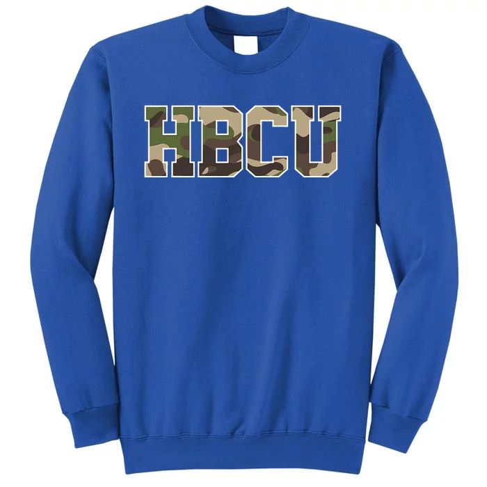 HBCU Black College Traditional Military Camouflage Tall Sweatshirt