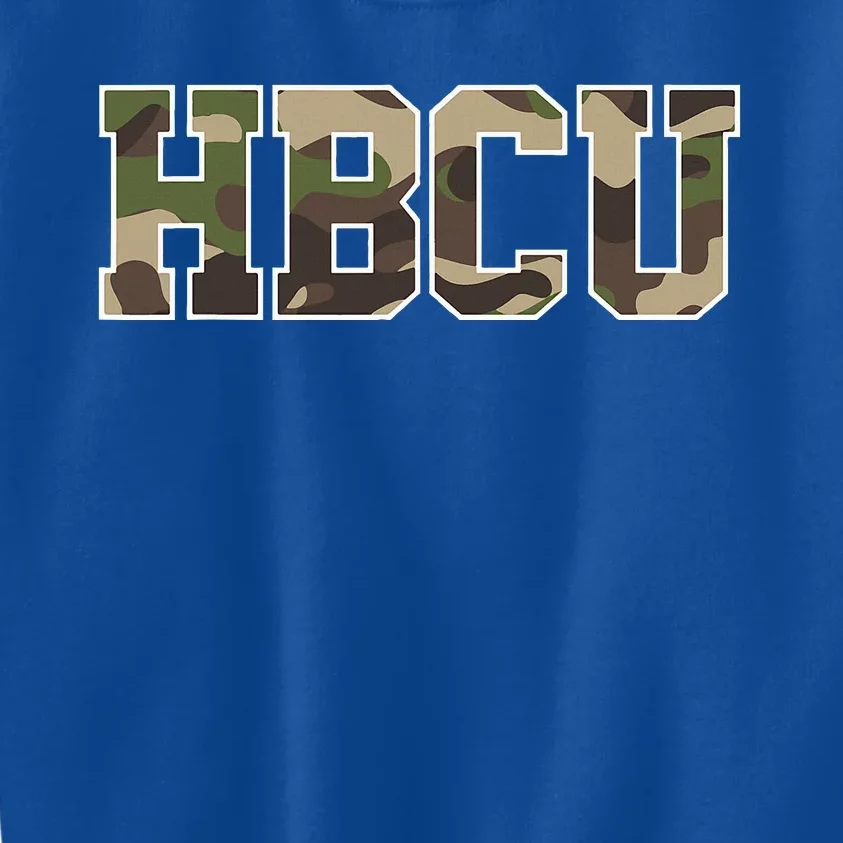 HBCU Black College Traditional Military Camouflage Kids Sweatshirt