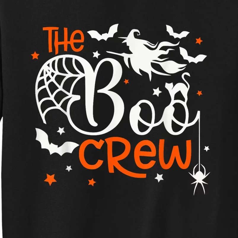 Halloween Boo Crew Witch Bats & Spiders Trick Or Treat Tall Sweatshirt