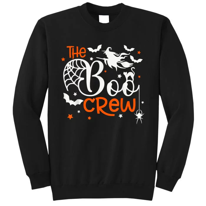 Halloween Boo Crew Witch Bats & Spiders Trick Or Treat Tall Sweatshirt