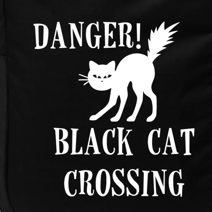 Halloween Black Cat Crossing Trick Or Treat Costume Design Gift Impact Tech Backpack