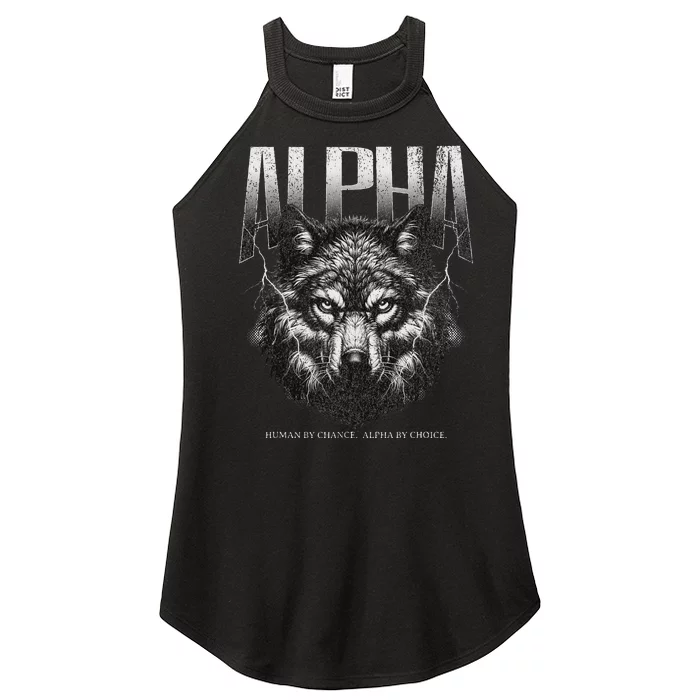 Human By Chance Alpha By Choice Women’s Perfect Tri Rocker Tank