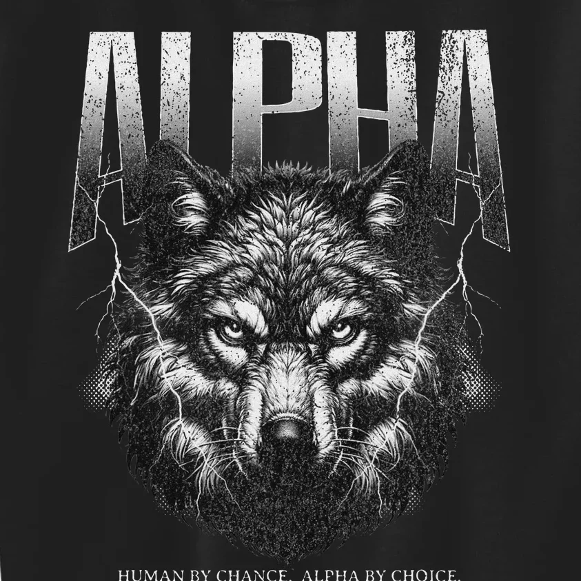 Human By Chance Alpha By Choice Kids Sweatshirt