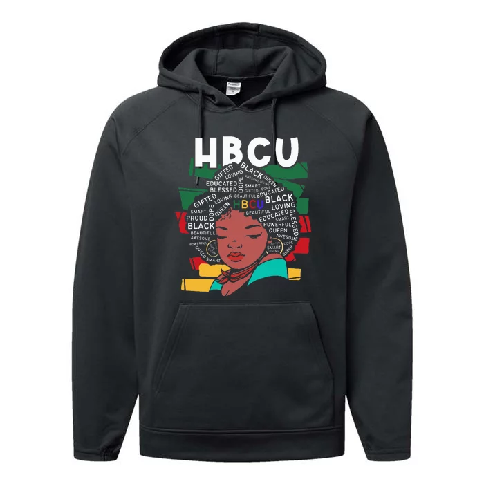 Historical Black College HBCU Performance Fleece Hoodie