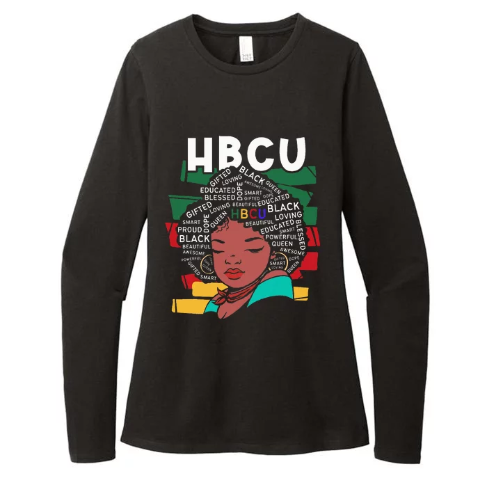 Historical Black College HBCU Womens CVC Long Sleeve Shirt