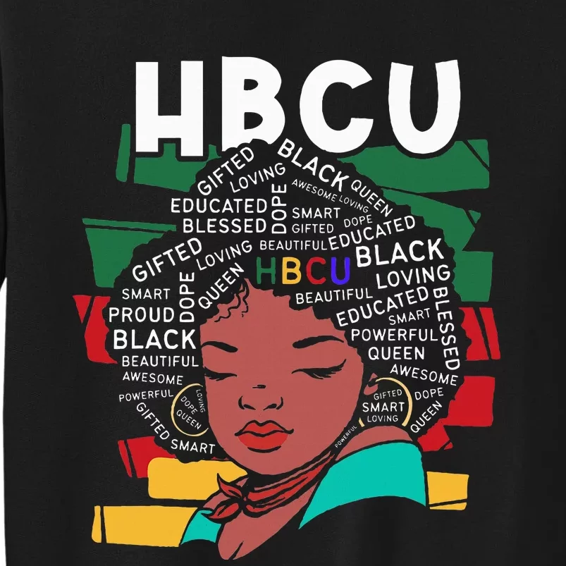 Historical Black College HBCU Tall Sweatshirt