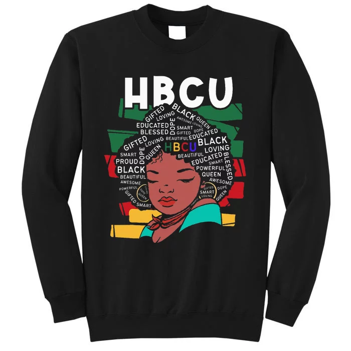 Historical Black College HBCU Tall Sweatshirt