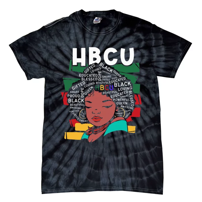 Historical Black College HBCU Tie-Dye T-Shirt