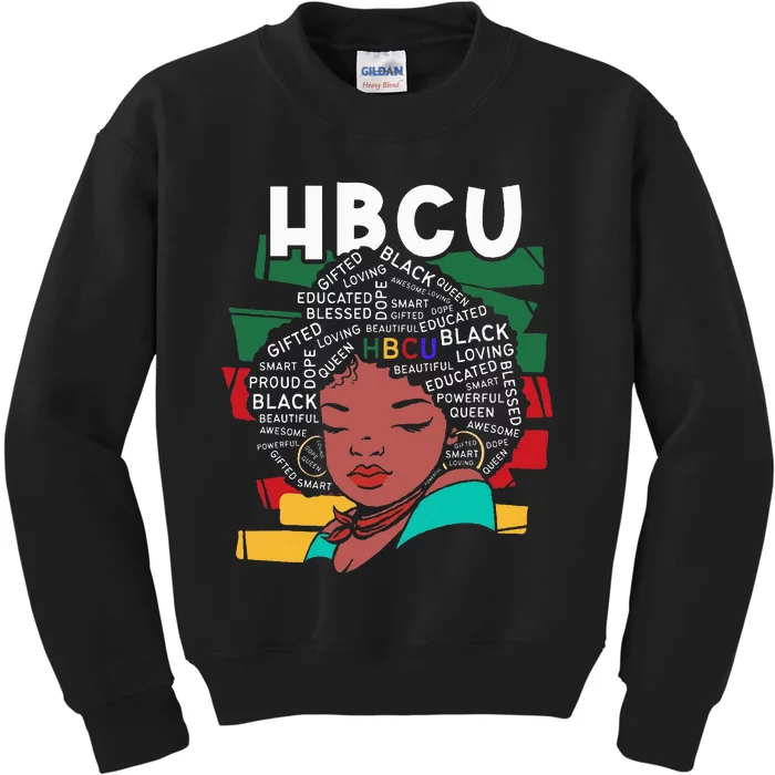 Historical Black College HBCU Kids Sweatshirt