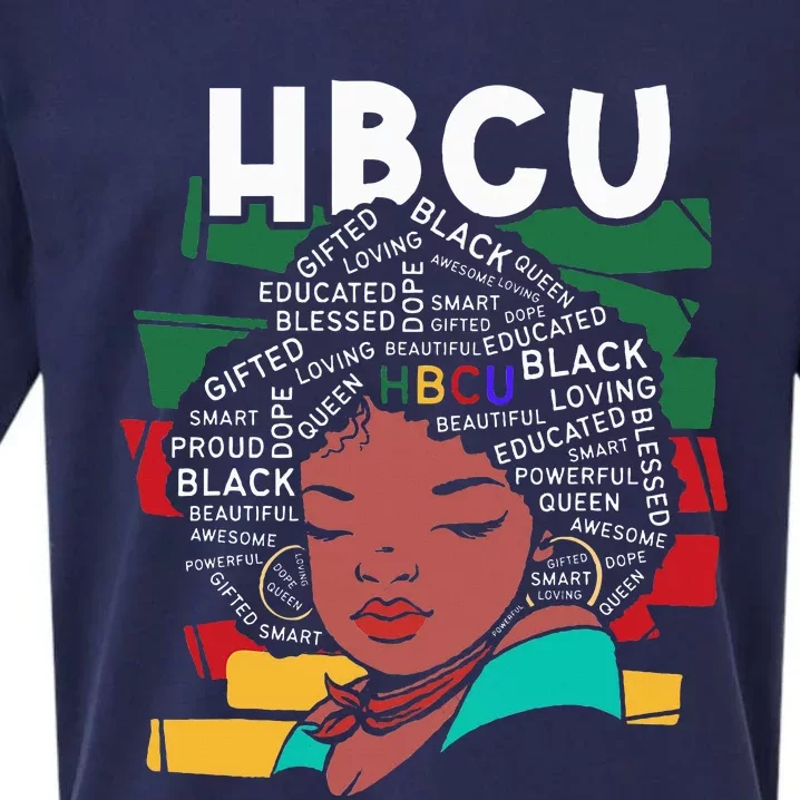 Historical Black College HBCU Sueded Cloud Jersey T-Shirt