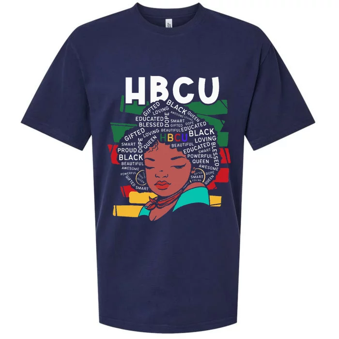 Historical Black College HBCU Sueded Cloud Jersey T-Shirt