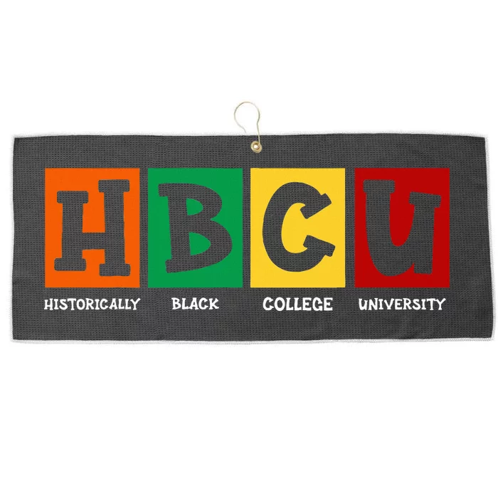 Historical Black College HBCU Large Microfiber Waffle Golf Towel