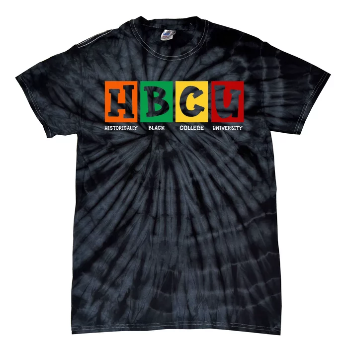 Historical Black College HBCU Tie-Dye T-Shirt