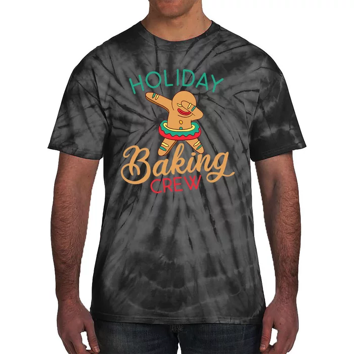 Holiday Baking Crew Xmas Christmas Tie-Dye T-Shirt