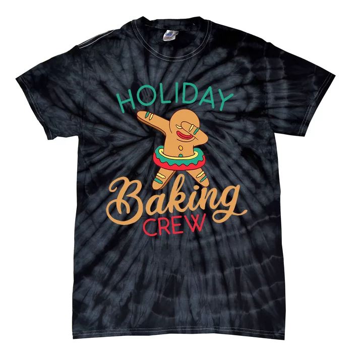 Holiday Baking Crew Xmas Christmas Tie-Dye T-Shirt