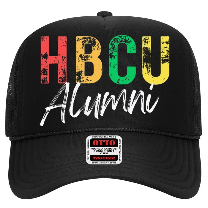 Historical Black College University Hbcu Alumni Graduate Gift High Crown Mesh Trucker Hat