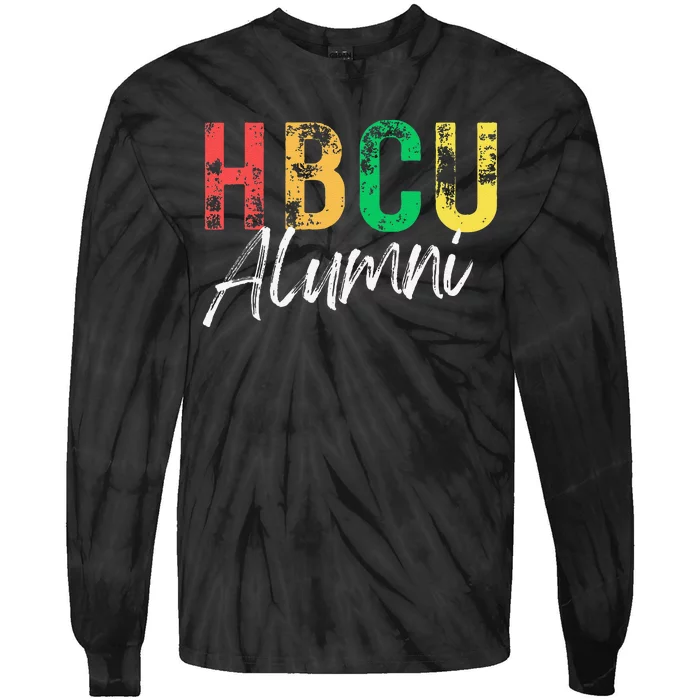 Historical Black College University Hbcu Alumni Graduate Gift Tie-Dye Long Sleeve Shirt