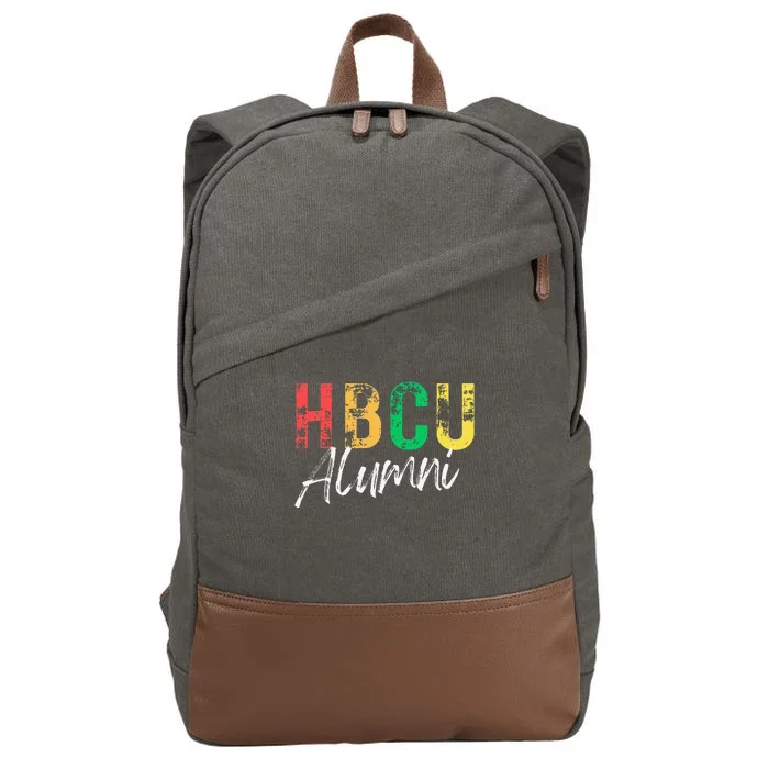 Historical Black College University Hbcu Alumni Graduate Gift Cotton Canvas Backpack