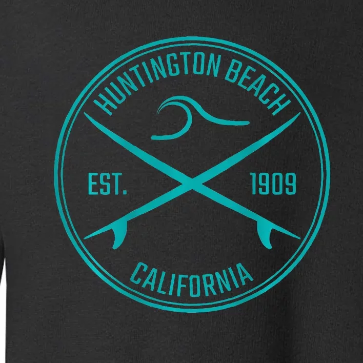 Huntington Beach California Surfer Toddler Sweatshirt