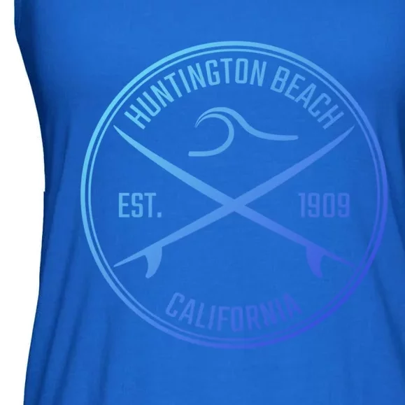 Huntington Beach California Surfer Gift Ladies Essential Flowy Tank