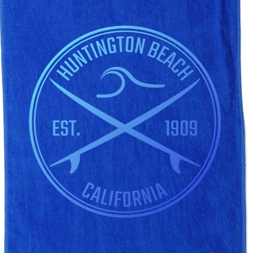 Huntington Beach California Surfer Gift Platinum Collection Golf Towel