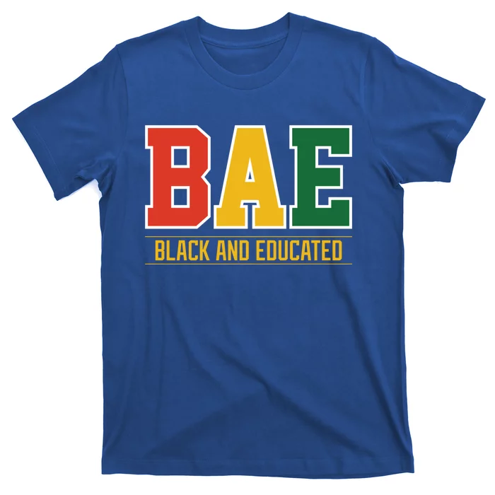 Historically Black College University Bae Black And Educated Gift T-Shirt