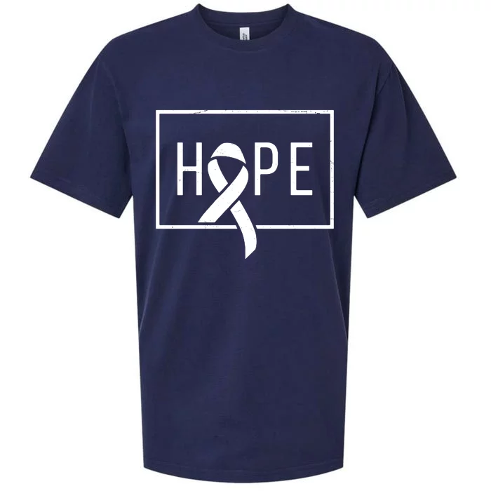 Hope Breast Cancer Awareness Ribbon Sueded Cloud Jersey T-Shirt