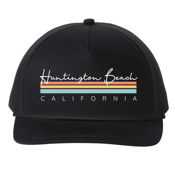 Huntington Beach California Cool Gift Snapback Five-Panel Rope Hat