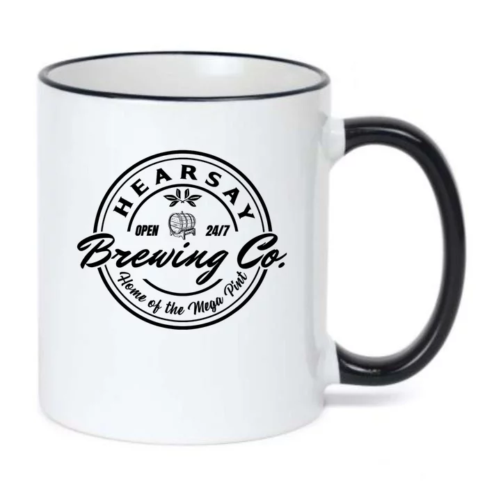 Hearsay Brewing Company Mega Pint Black Color Changing Mug