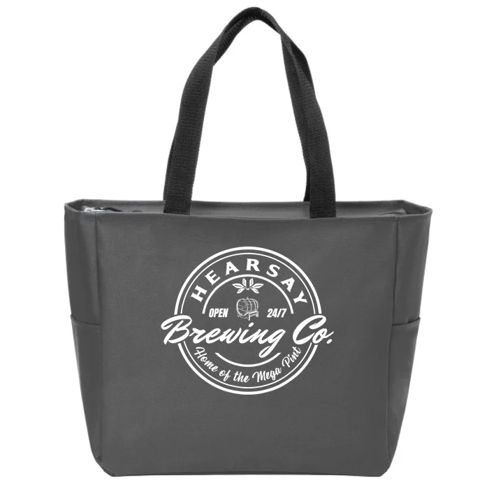 Hearsay Brewing Company Mega Pint Zip Tote Bag